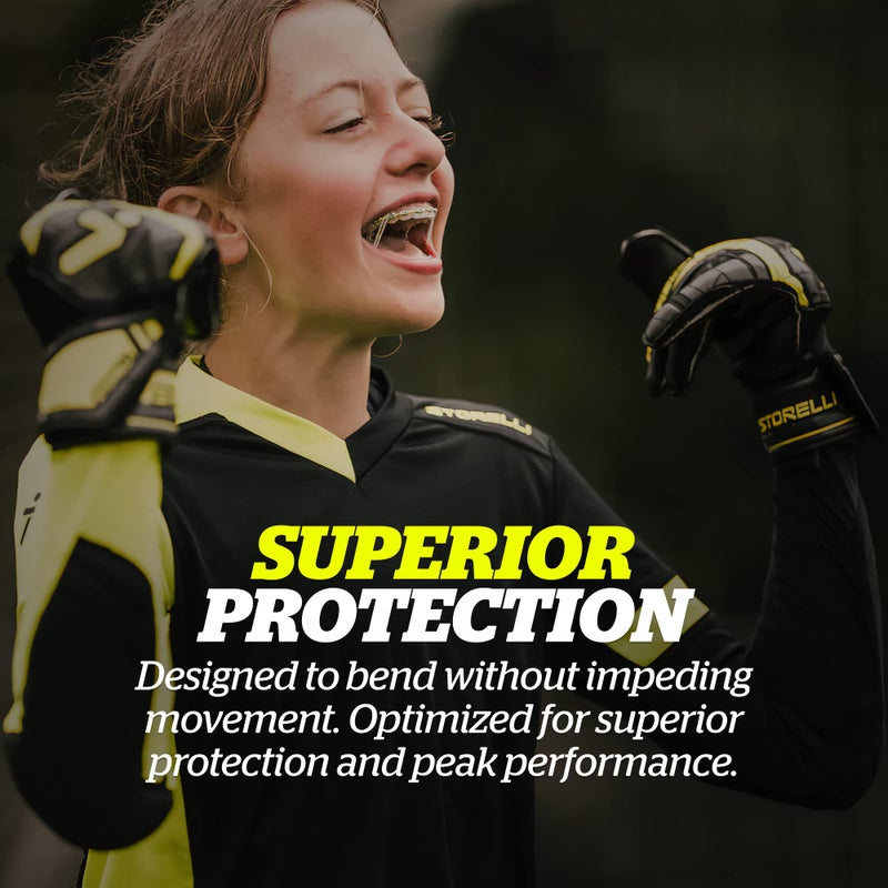 Storelli ExoShield Gladiator Goalkeeper Jersey, High-Impact Protection, Sweat-Wicking, Breathable Athletic Shirt for Soccer & Heavy-Duty Sports, Green/Black, Extra Large - Image 3